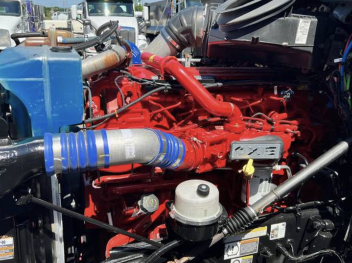 this image shows mobile truck engine repair in Round Rock, TX
